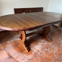Tavolo legno massello allungabile non tarlato
