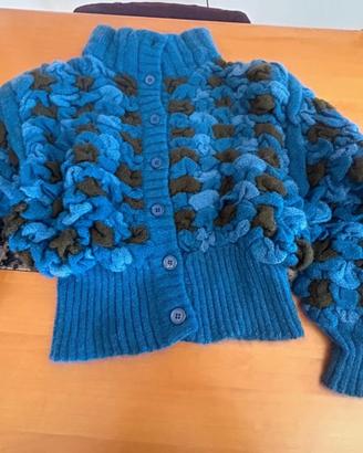 Maglia con  bottoni mohair 42 IM