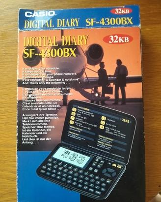 Casio digital diary