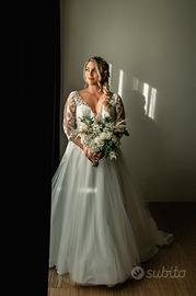 Incantevole Abito da Sposa. Atelier Sposae. tg 46 