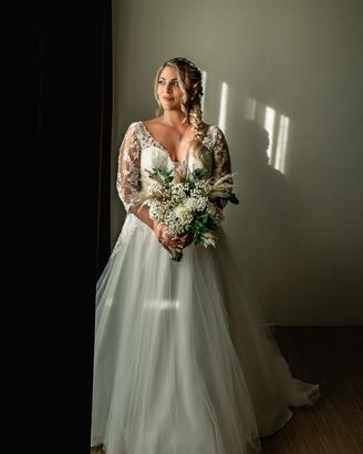 Incantevole Abito da Sposa. Atelier Sposae. tg 46 