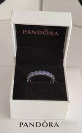 PANDORA Anello Mis 56 Fascia Scintillante Blu