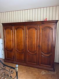 Camera da letto legno massello