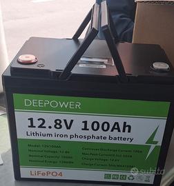 Batteria litio 100 ah