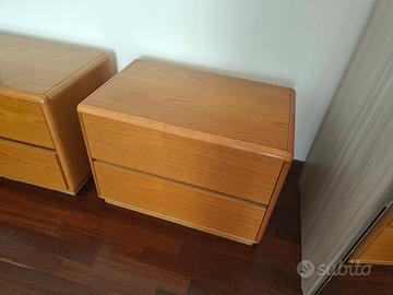 coppia comodini vintage 