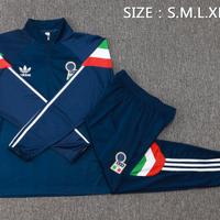 Tuta Italia allenamento adidas blu S-M-XL-XXL
