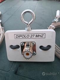 Antenna DIPOLO per i 27 MHZ Nuovo mai montato.