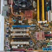scheda madre Asus p5k con processore