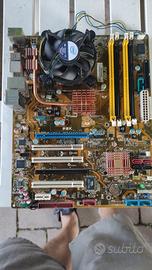 scheda madre Asus p5k con processore