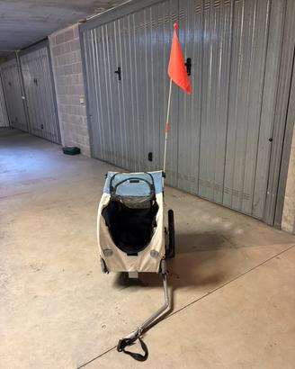 Rimorchio bici per animali