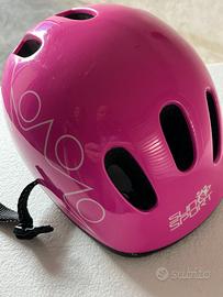 Casco Bici Bambina Rosa Sun & Sport