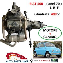 MOTORE + CAMBIO  FIAT 500 anni 70    L F R   cc499