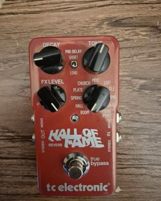 Riverbero per chitarra TC Electronic Hall of Fame