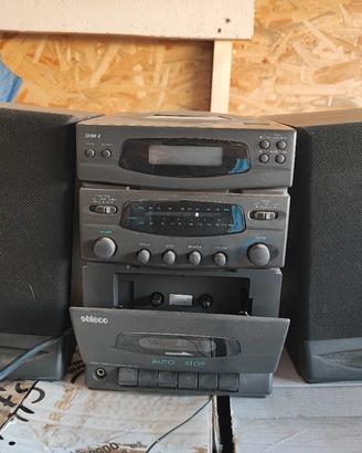 stereo Seleco anni 90 CD musicassette radio