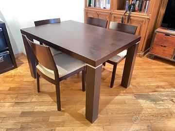 Set Tavolo e 4 Sedie Mod.Sirio Eurosedia design