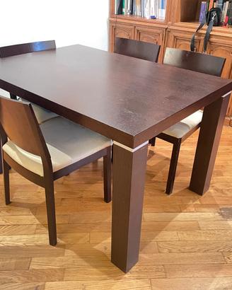 Set Tavolo e 4 Sedie Mod.Sirio Eurosedia design
