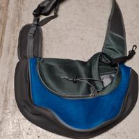 trasportino a tracolla per gatti