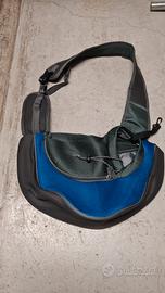 trasportino a tracolla per gatti