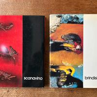 Coppia libri arte Scanavino e Brindisi