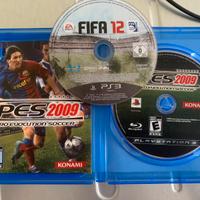 PS3 PES 2009 e FIFA 2012
