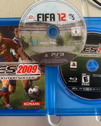 PS3 PES 2009 e FIFA 2012
