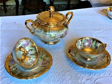 Servizio caffè RKW Bavaria fiori e oro 6 pz