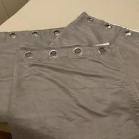 3 tende oscuranti beige con 8 occhielli