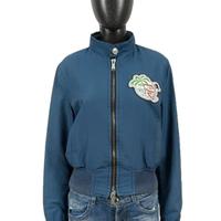 Dsquared2 Giubbino Donna Zip Blu Taglia 48 - M