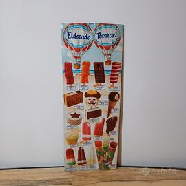 Insegna Tabella Gelati Eldorado Toseroni