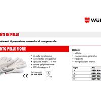 10 paia di guanti in pelle lavoro e giardinaggio
