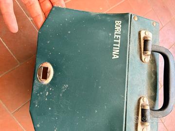 Borlettina vintage da viaggio con custodia