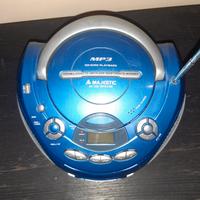 Stereo portatile Majestic (CD, radio e Mp3)