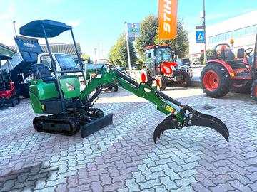 MINIESCAVATORE GIOR 12 Evo.5 KUBOTA - CON PINZA TR