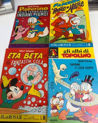 Disney albi della rosa+ albi di topolino 1962-67