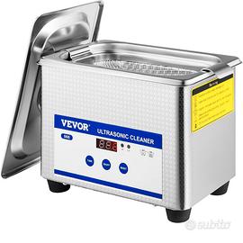 Pulitore a Ultrasuoni in Acciaio Inox 220v 0.8L