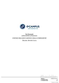 LINGUISTICA ITALIANA