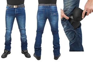 PANTALONE JEANS MOTO OJ J143 UOMO + FIBRA KEVLAR