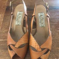 Sandali donna cuoio /pelle n34 made in Italy nuovi