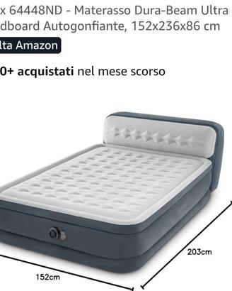 materasso gonfiabile matrimoniale