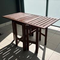Set Tavolo pieghevole+sedie applaro ikea esterno