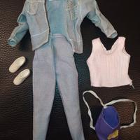 Barbie fashion completo jeans anni '80