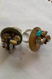 Coppia Etnica / Boho Chic anelli grandi