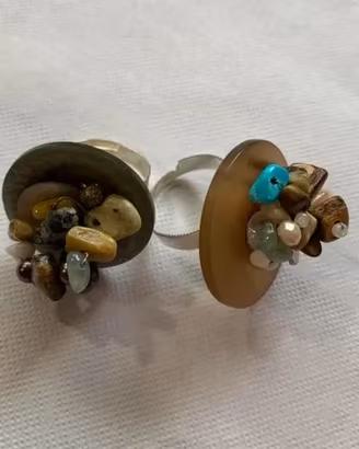 Coppia Etnica / Boho Chic anelli grandi