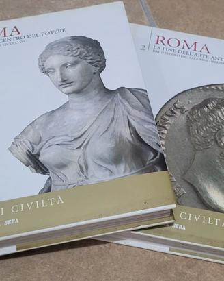 Coppia libri Le grandi civiltà: Roma