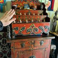 Altare buddista tibet Nepal.