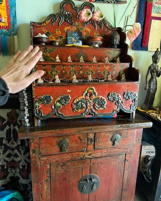 Altare buddista tibet Nepal.