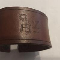 bracciale cuoio con ideogramma giapponese