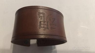 bracciale cuoio con ideogramma giapponese