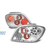 FANALI PER PEUGEOT 307 01-07 LED FONDO CROMATO