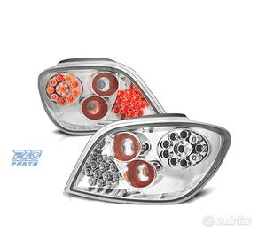 FANALI PER PEUGEOT 307 01-07 LED FONDO CROMATO